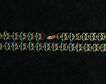 Celtic Visions - Enameled/Uncoated Copper - Bracelet