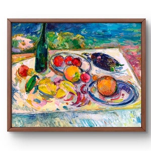 Pintura al óleo naturaleza muerta original, pintura sobre cartón, naturaleza muerta de frutas, arte hecho a mano, naturaleza, sin marco, naturaleza muerta de comida, arte de pared