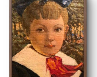 マクシミリアン・リュス - 洗濯婦の肖像 (1905) 手描き美術館品質の