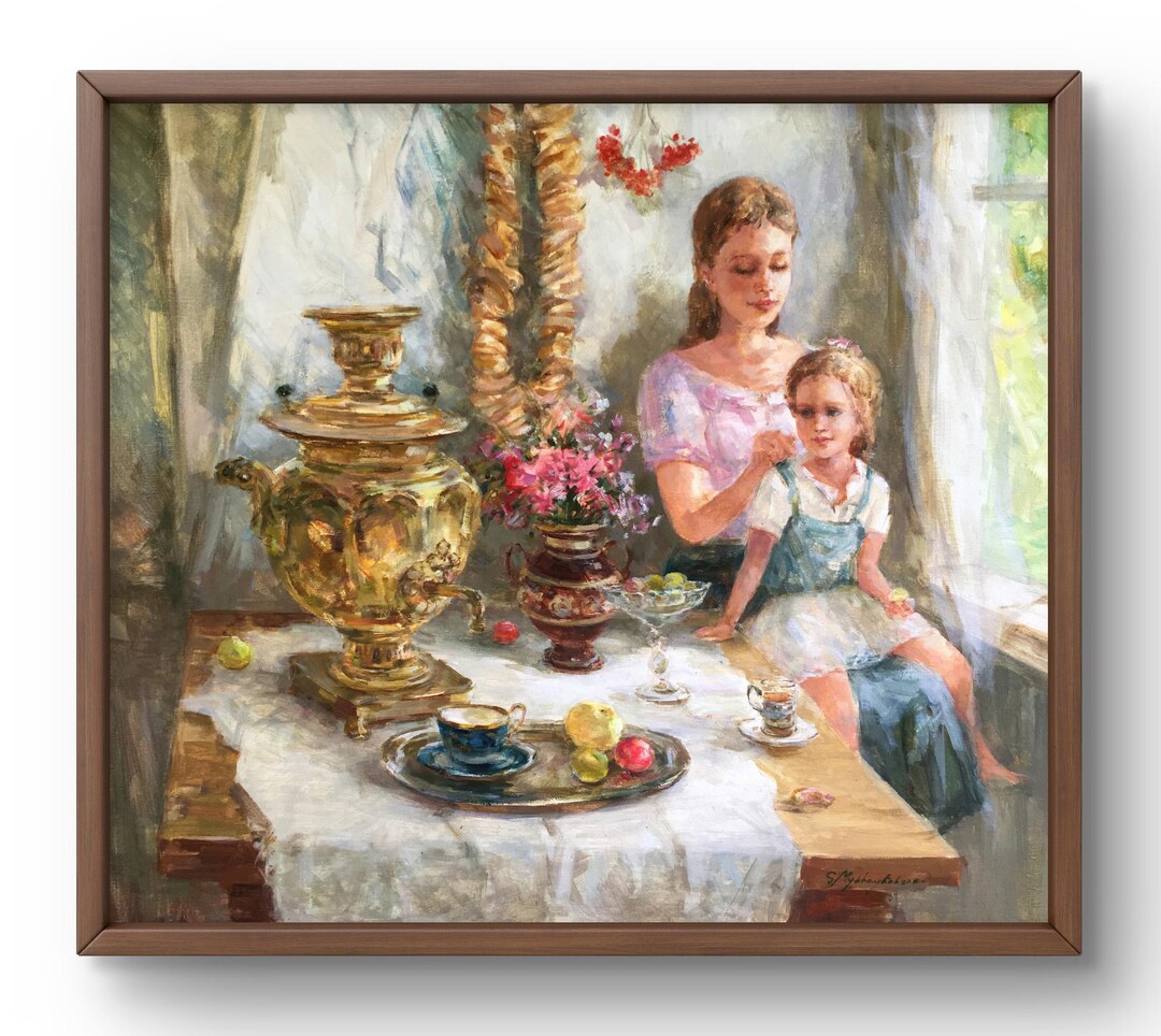 Oil Painting Portrait Original, Painting on Canvas, Woman Portrait ...