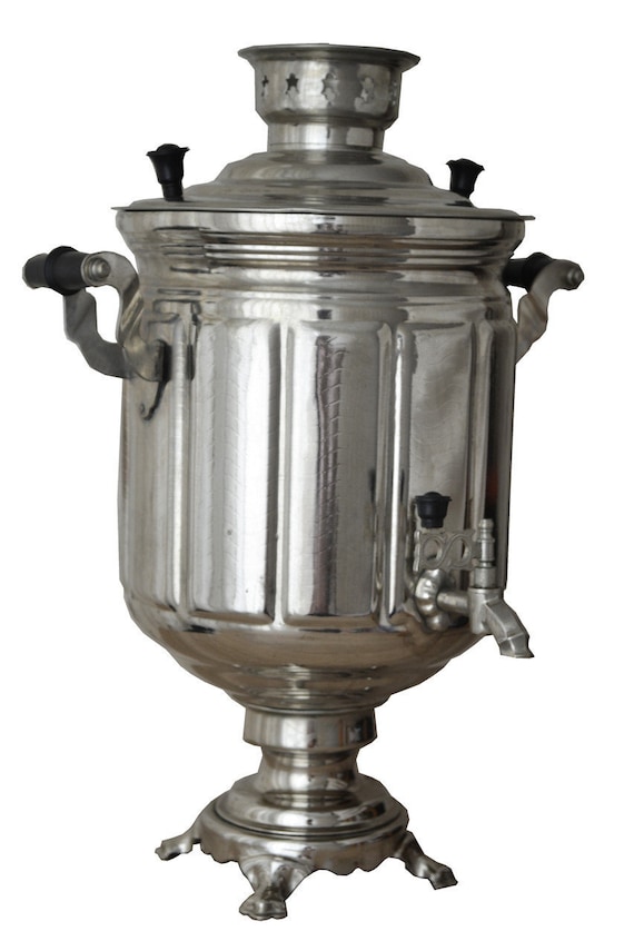 Large Electric Samovar for 10 Liters Home Living Kitchen Dining Coffee Tea  Makers Teapots Appliances USSR 