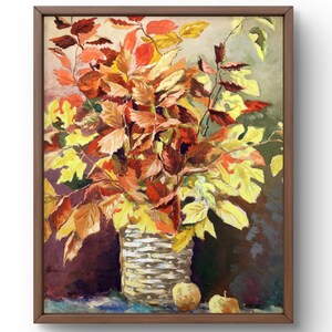 Dipinto ad acquerello natura morta originale, dipinto su carta, natura morta di fiori, arte fatta a mano, interno, senza cornice, natura morta di bouquet