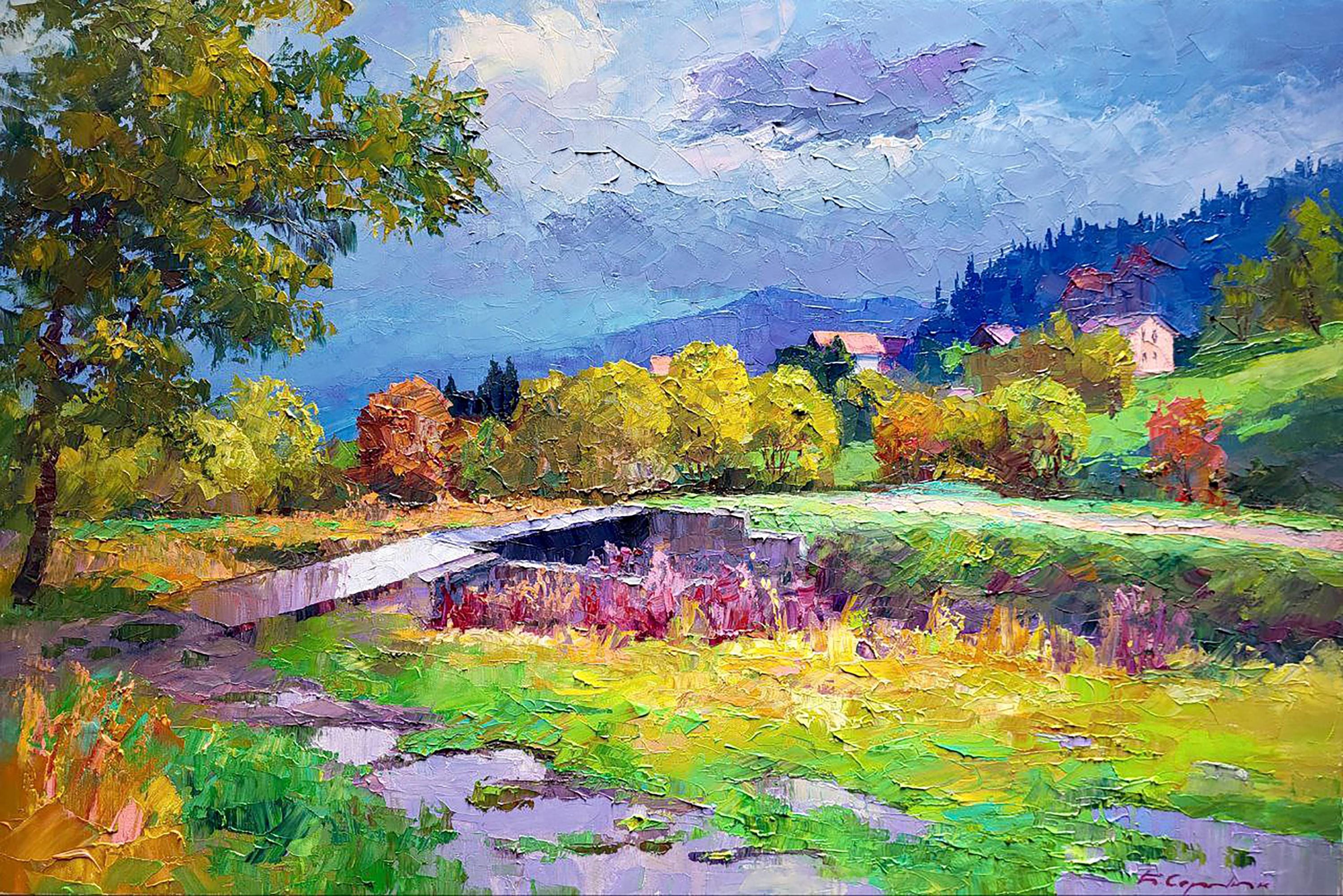 Custom Oil Landscape Painting From Photo | Nature Lovers | Handmade ...