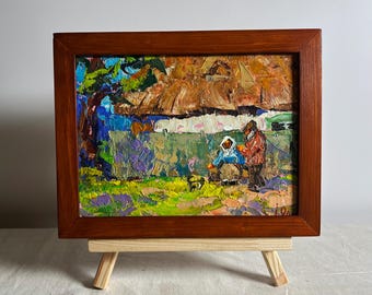 Rural life, village, country house, garden