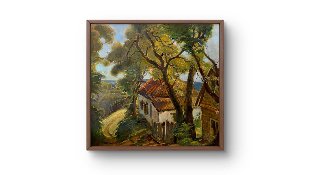 油絵調 レリーフ工藝画 田舎の風景 室内調度 壁飾り(ZE436) 絵画 日本の田園風景と青空 インテリアアート額付き 水彩画・油絵風