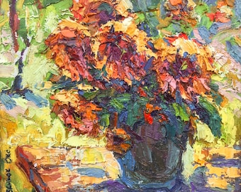 Oil painting Sunflowers Kalenyuk Oksana nKalen806