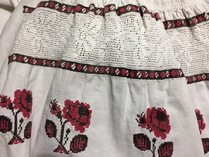 Ukrainian Embroidery Vintage Dress ウクライナ 刺繍 アンティーク