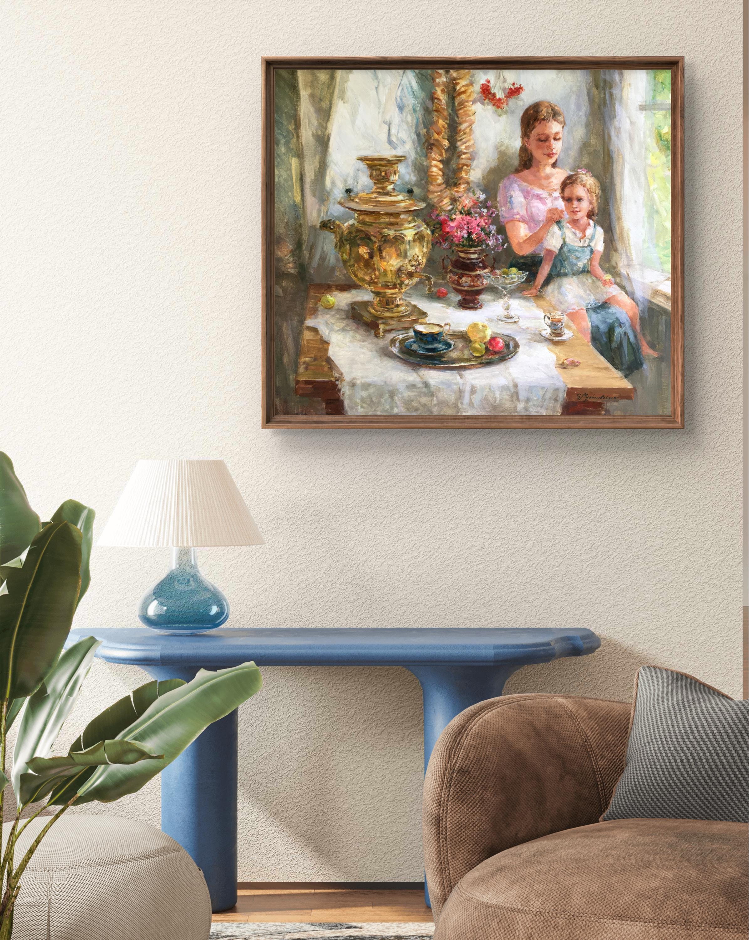 Oil Painting Portrait Original, Painting on Canvas, Woman Portrait ...