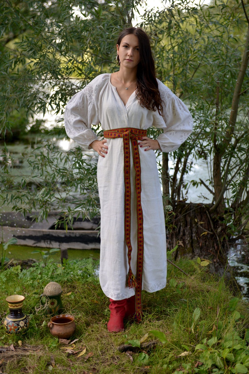 White and brown Ukrainian vintage vyshyvanka in diffucult technique handmade embroidery vintage shirt ethno sorochka \u30a6\u30af\u30e9\u30a4\u30ca \u523a\u7e4d