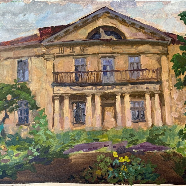 Oil painting Lviv Palace Batrakov Vladimir Grigorievich nAAA2024