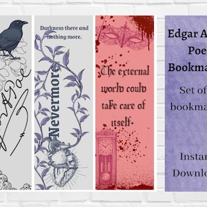 Edgar Allan Poe Bookmarks