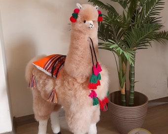 giant stuffed alpaca