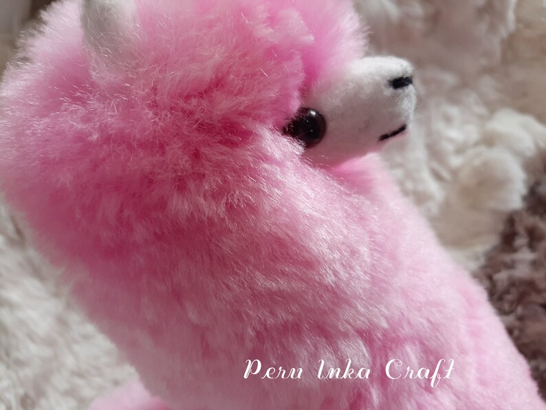 Alpaca teddy Llama / soft very soft / llama pink | Etsy