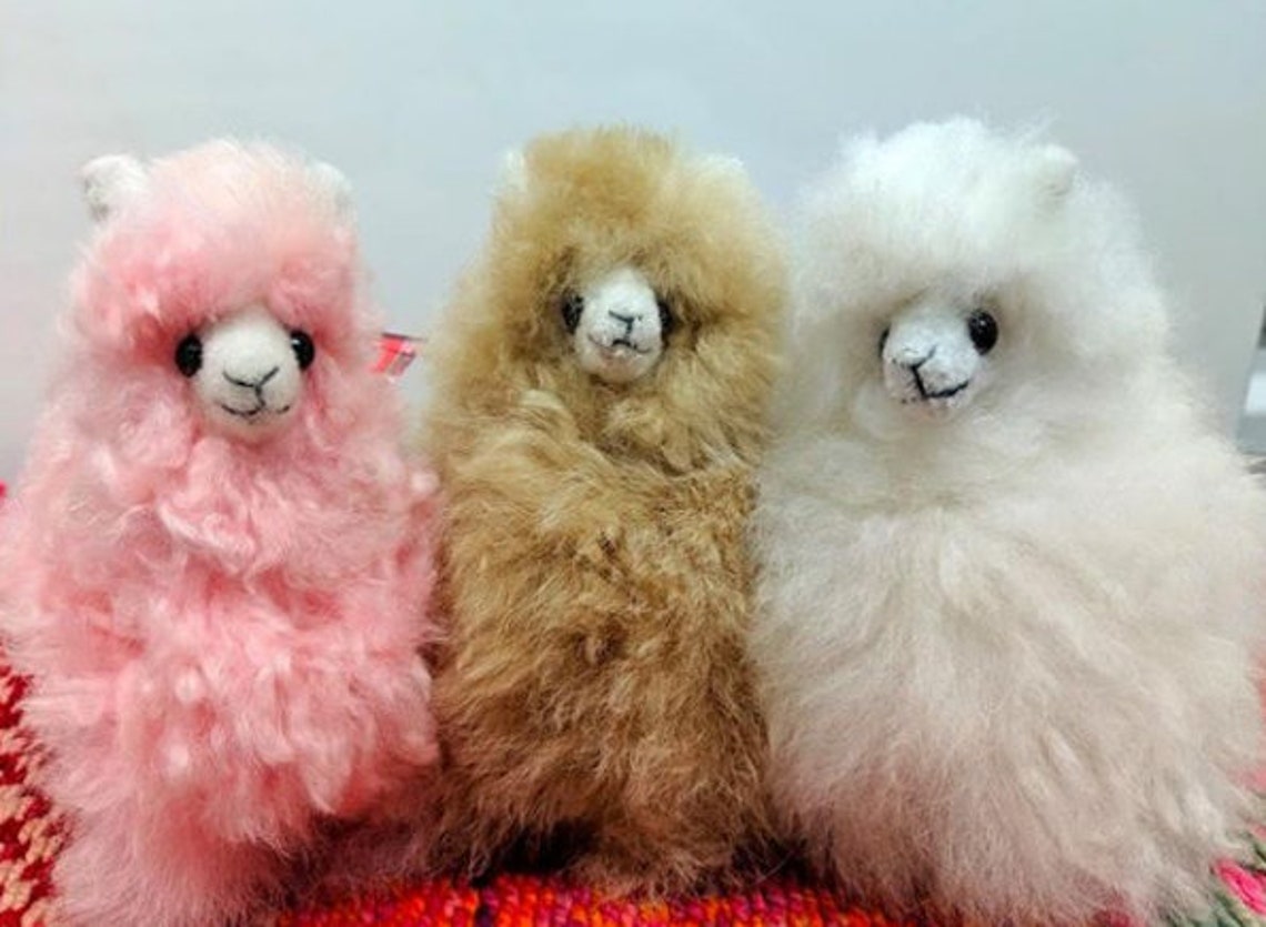 Alpaca plush toy / alpaca plush llama model / lilac plush Etsy