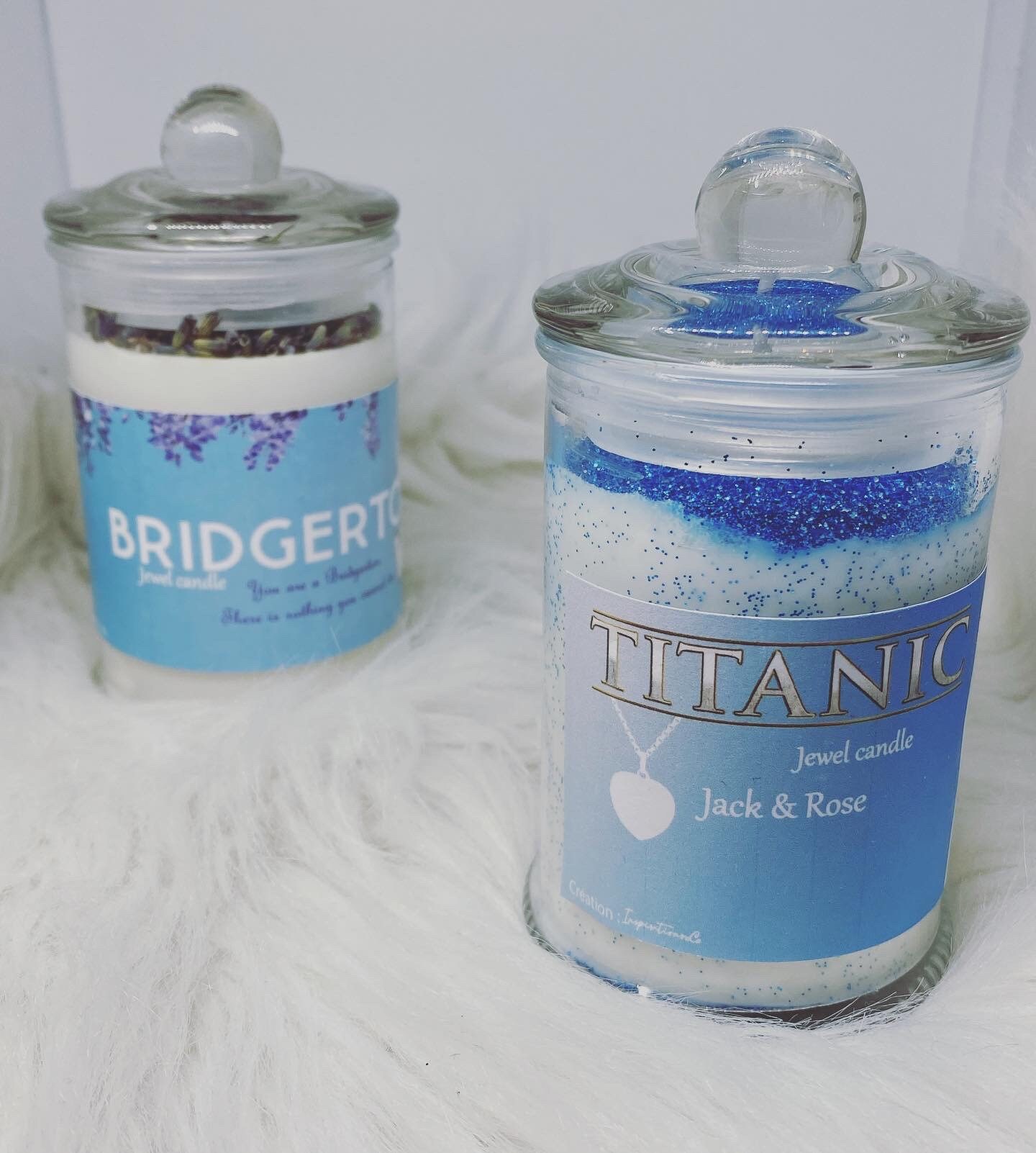 Bougie Bijoux Titanic et Bridgerton