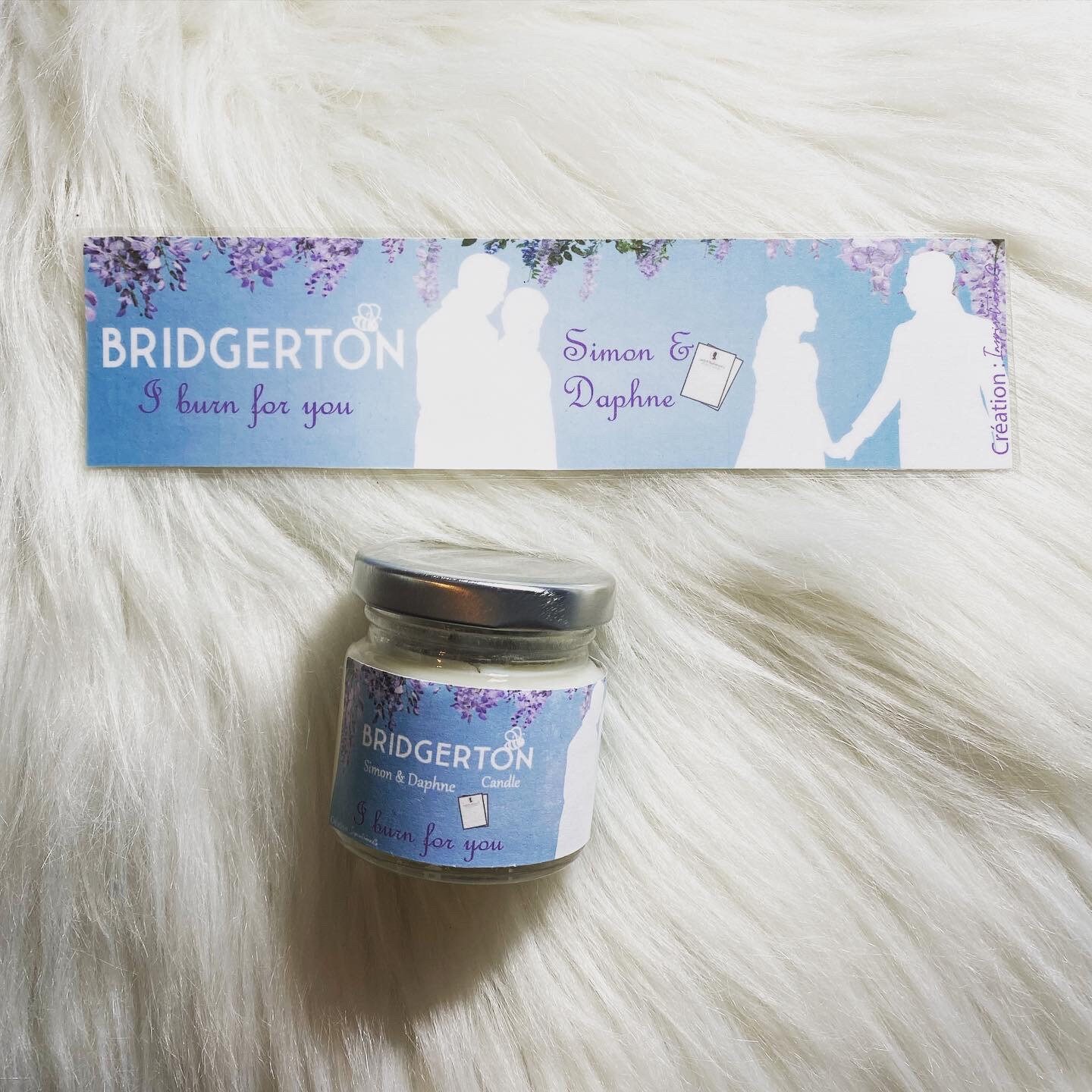 Bougie/Marque-Page Bridgerton