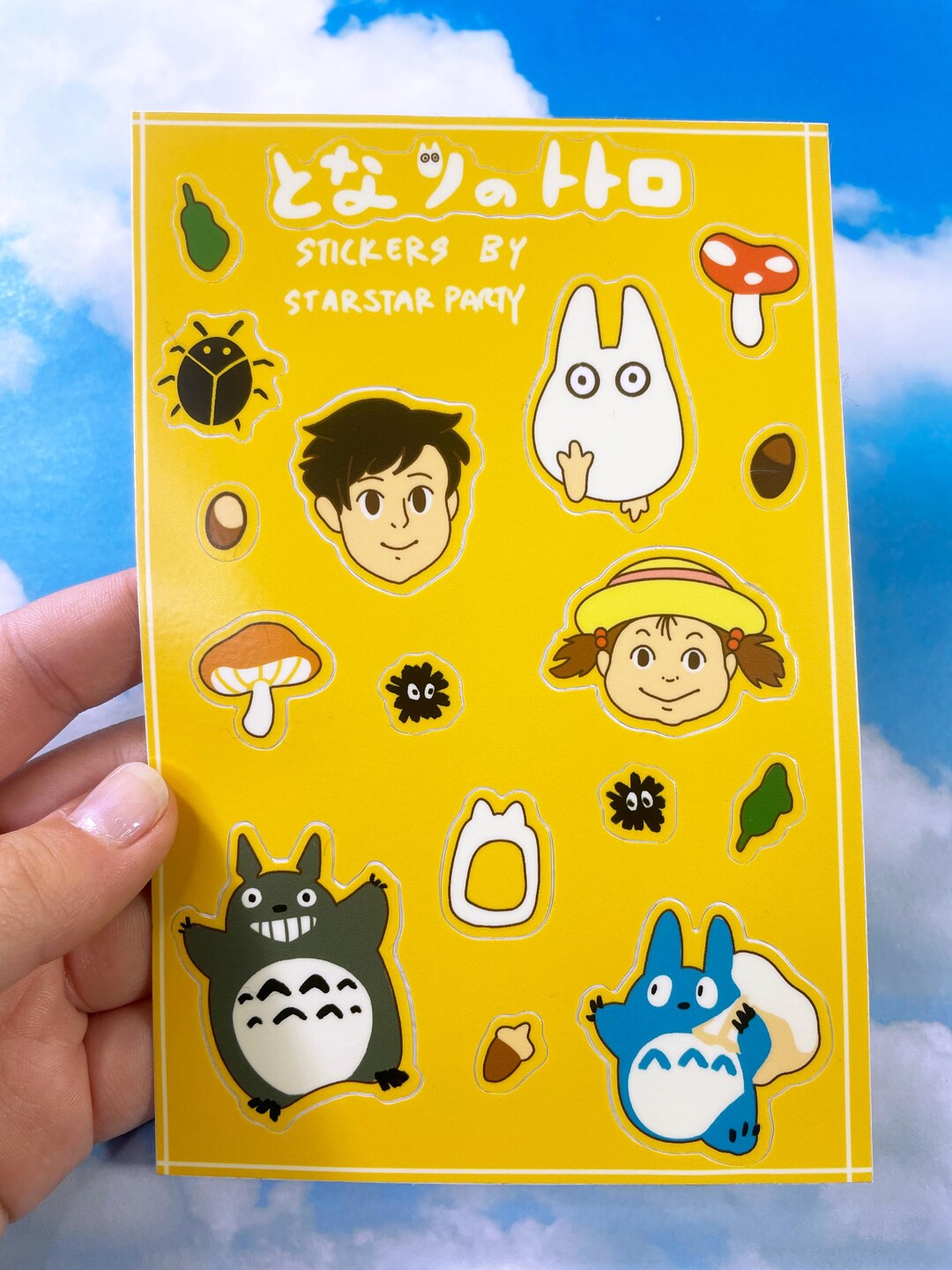 My Neighbor Totoro Sticker Sheet - Etsy
