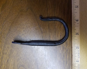 Hand forged  wall J hook