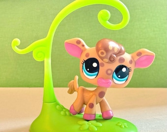2007 Hasbro Littlest Pet Shop Spotted Brown Cow #2307