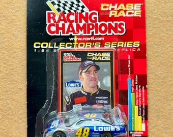 2002 Jimmie Johnson # 48 Champions de course Lowe's Chase The Race Échelle 1:64