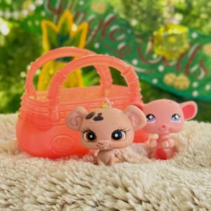 Littlest Pet Shop Pink Mouse #633 and Bratz Lil&#39; Angelz Petz Mouse