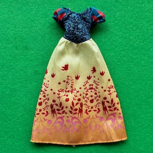Disney Snow White Princess Dress Replacement Doll Gown