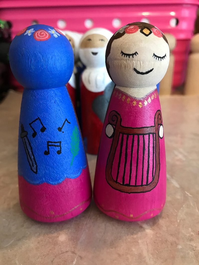 etsy wooden peg dolls