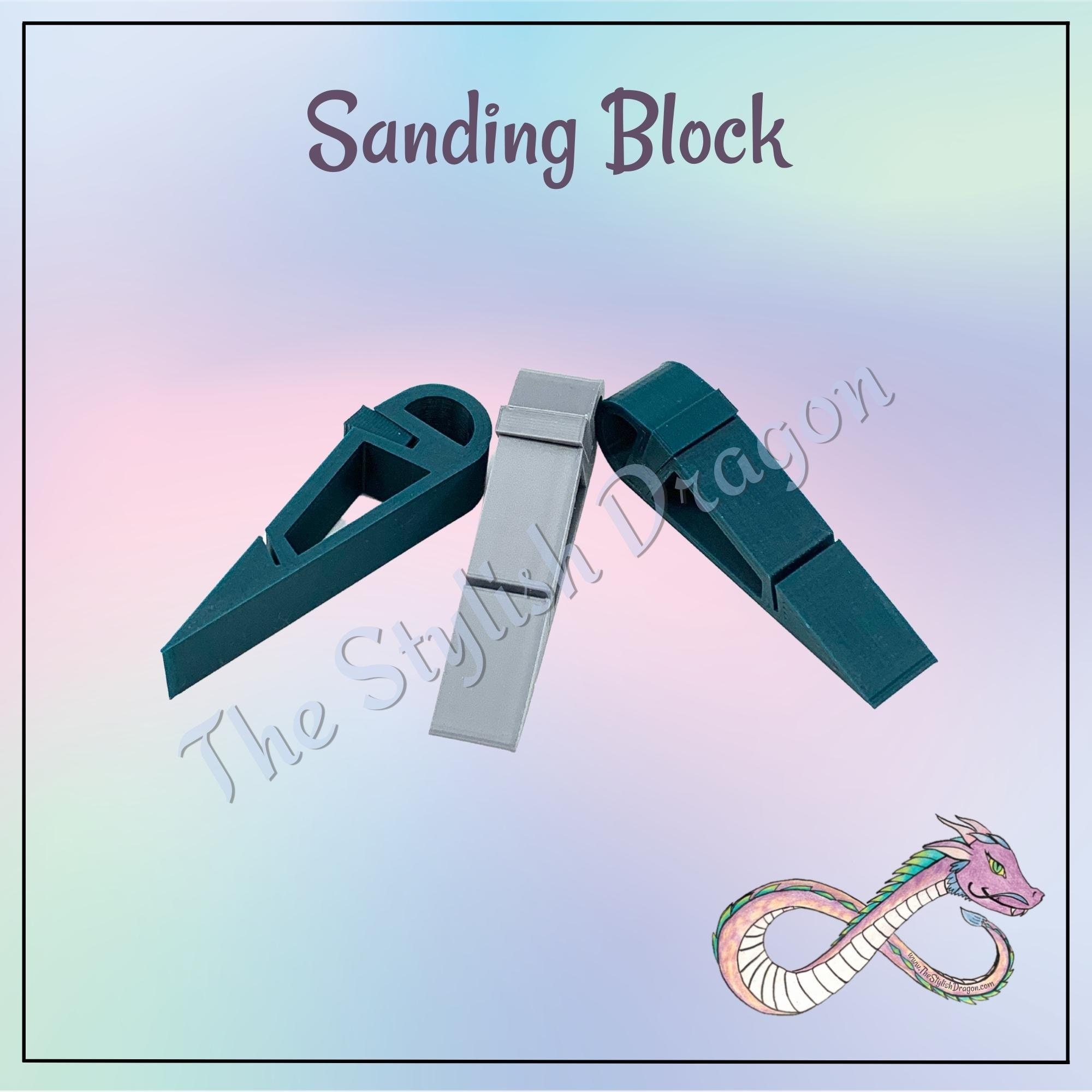 Mini Sanding Block for Pens 3D Printed Sanding Wedge Epoxy Pen Sanding