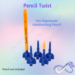 Papermate Handwriting Pencil adapter, 5 pack Bundle -Handwriting Pencil Holder for UV Resin -Injoy Pen adapter - Injoy Pen UV light holder