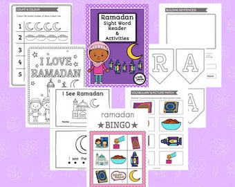 Ramadan activity pack worksheet printable download