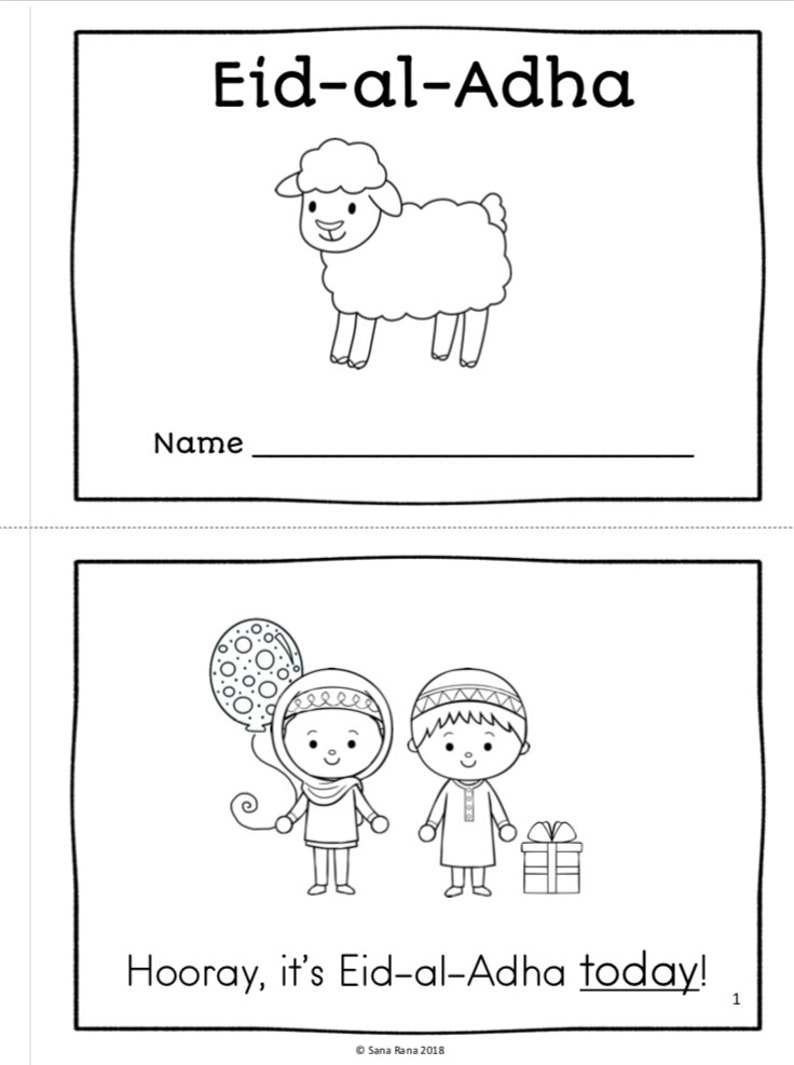 Eid-al-adha Activity Printable Download - Etsy Canada