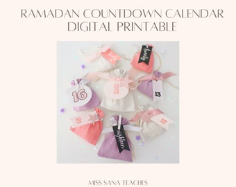 Ramadan Activity, Ramadan Printables, Ramadan Advent Calender, Ramadan ...
