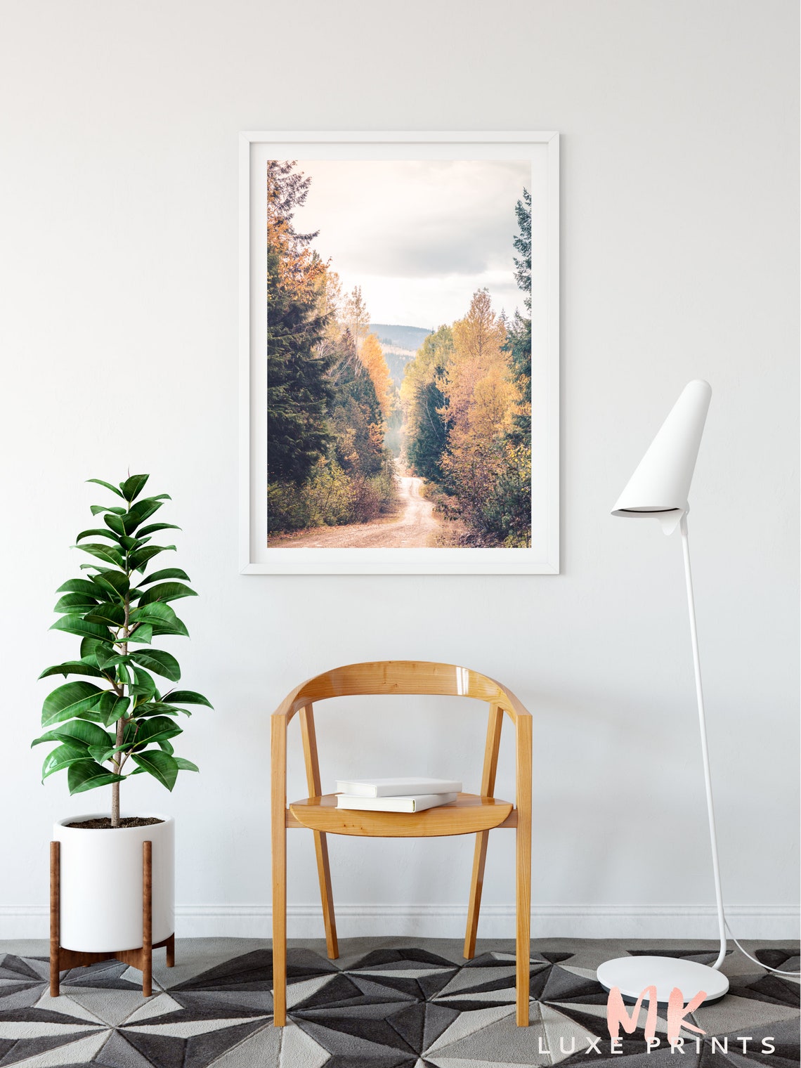 Printable Wall Art Autumn Forest Scenery Gallery Wall - Etsy