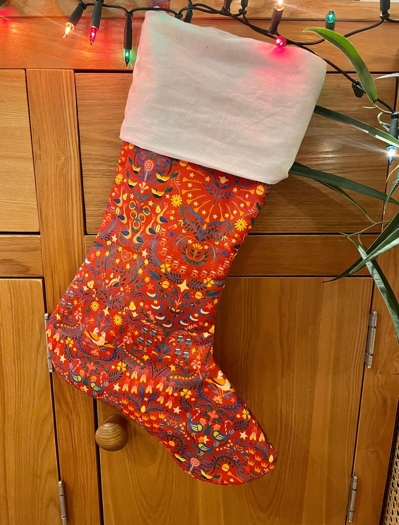Handmade Liberty Christmas Stocking