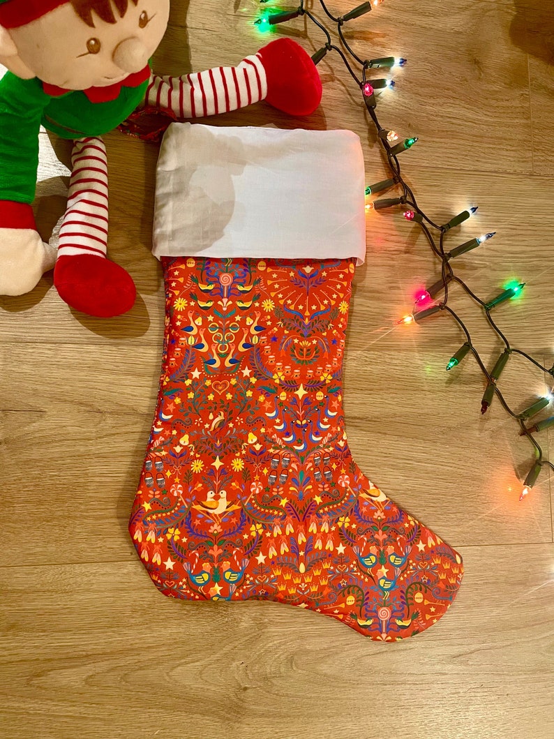 Handmade Liberty Christmas Stocking - Thumbnail 2