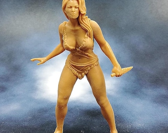 Cavewoman miniature 35mm scale