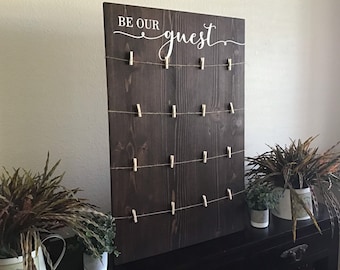 Be our guest seating sign, wedding seating chart board,wood wedding sign,find your seat,  blank seating chart board,
