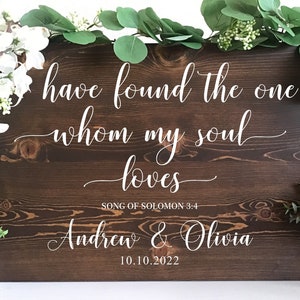 Rustic Wood Wedding Welcome Sign: Personalized Names & Date