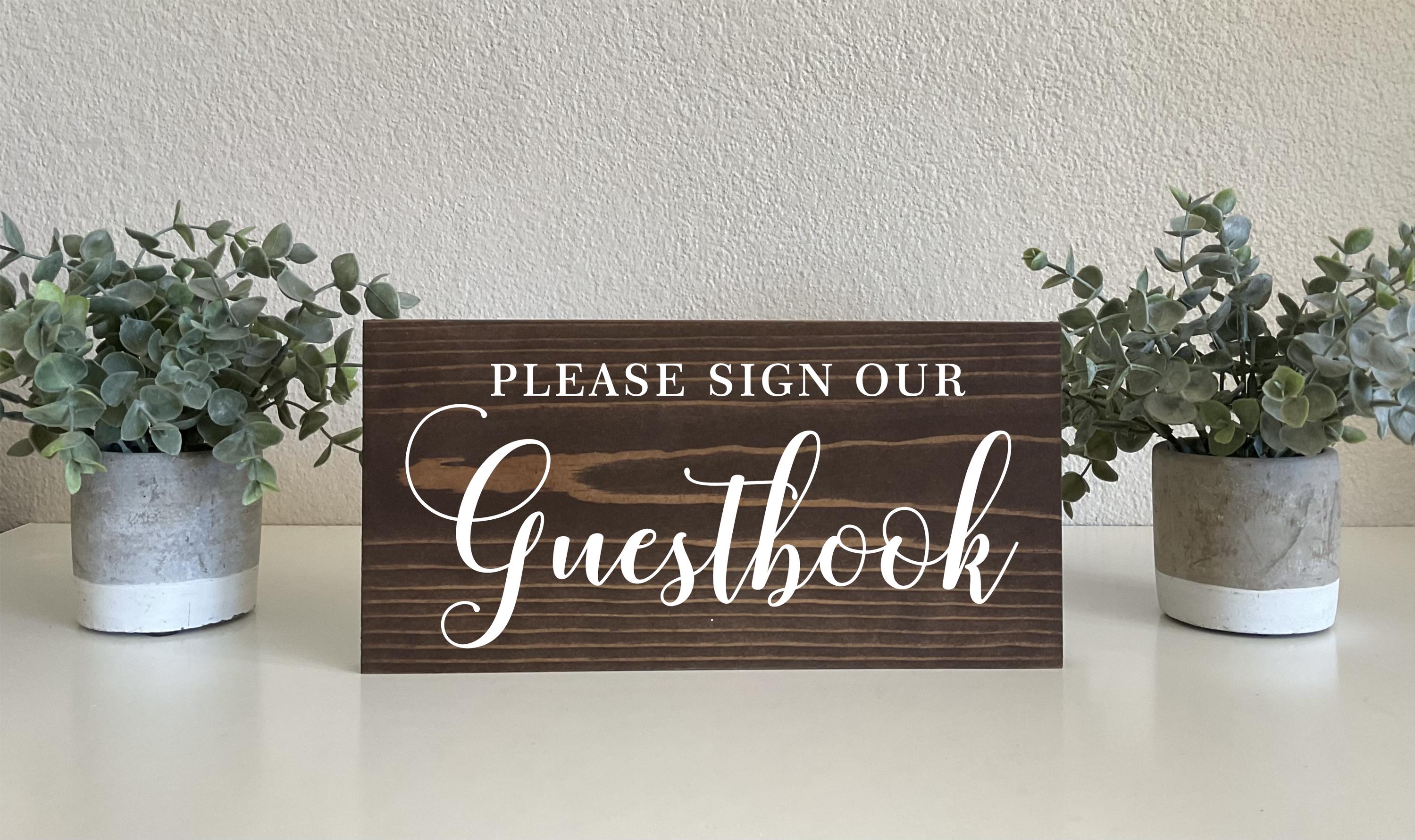 Please sign our guestbook wooden signs Rustic Wedding Sign Wood Rustic Wood Wedding Sign Wedding Signs Wooden Wedding Signs