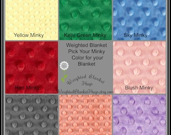 Weighted Blankets - Weighted Blanket for Adults - Weighted Blanket with Glass Beads - Weighted Blanket for sleep and anxiety - Dimple Minky