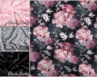 Weighted Blankets, Weighted Blanket for Adults. Glass Bead Weighted Blanket. Weighted Blankets for sleep and anxiety. Flowers