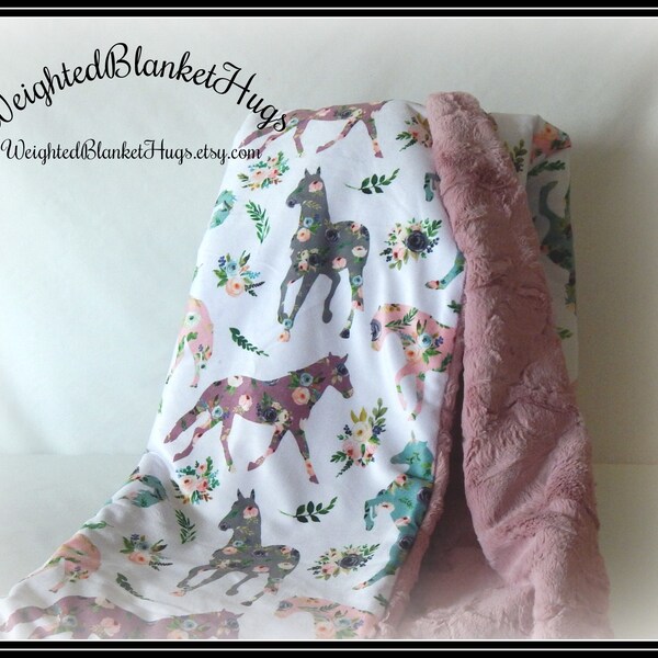 Minky Weighted Blanket Teens Etsy