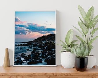 Deveraux Beach Coastline at Sunset Fine Art Photographic Print