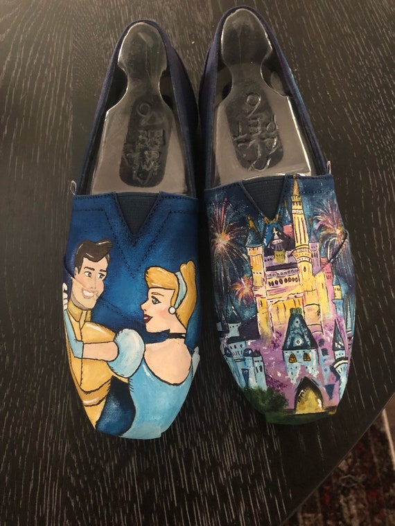 Custom Disney Shoes Cinderella toms/vans/bobs/keds | Etsy