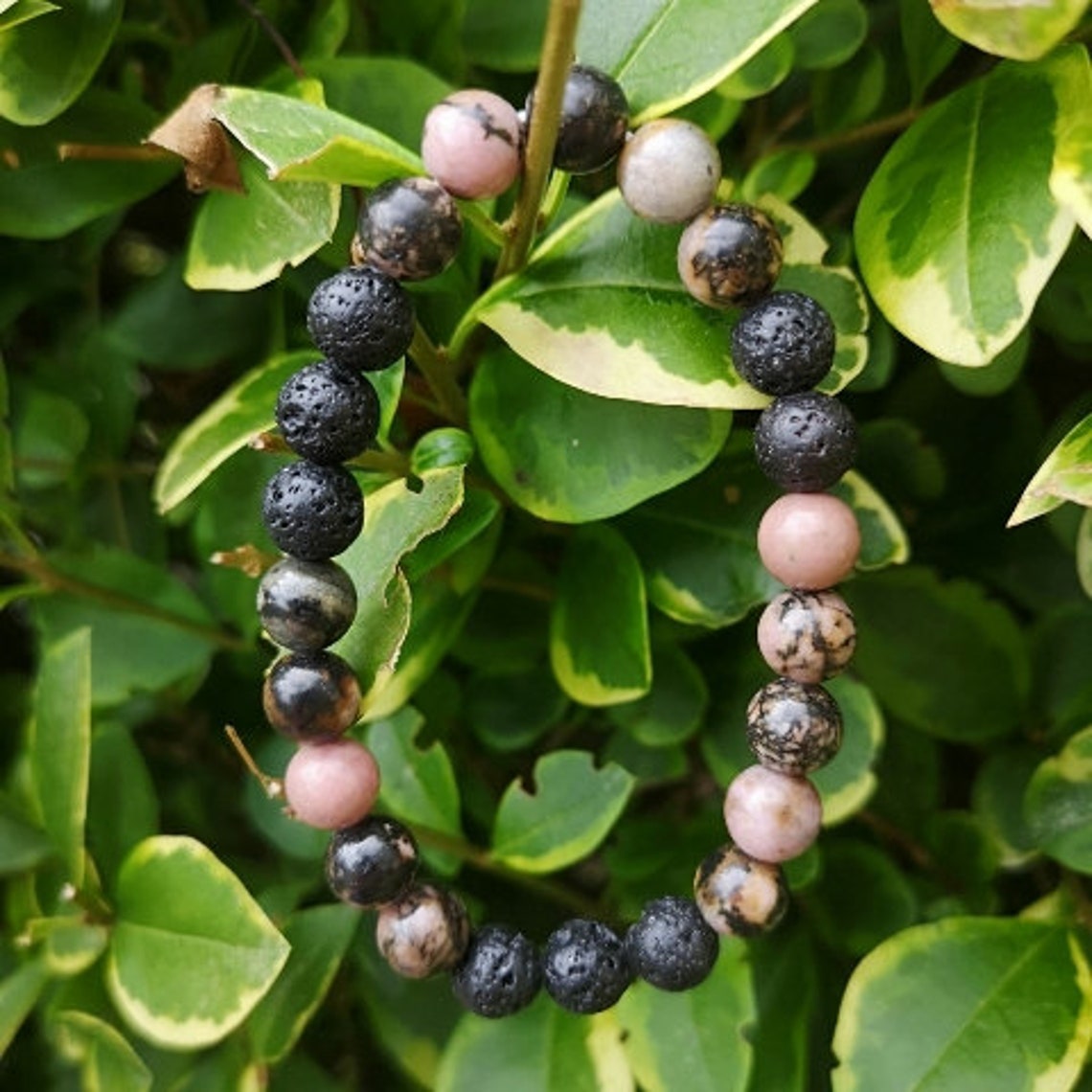 Lava Stone Diffuser Bracelet Healing Stones Bracelet Lava Etsy