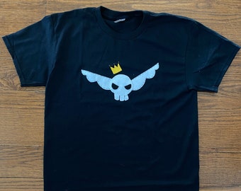 Flying Skull with Crown Patch