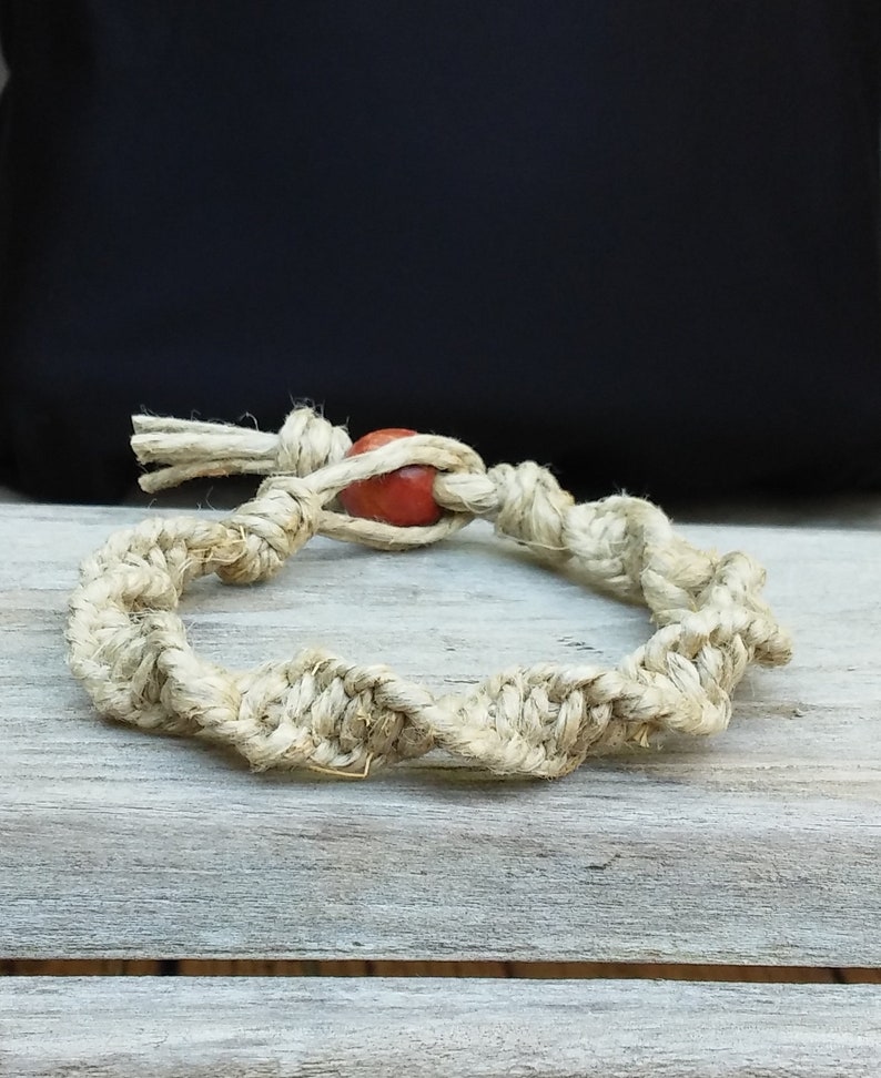 Spiral hemp bracelet Clearance