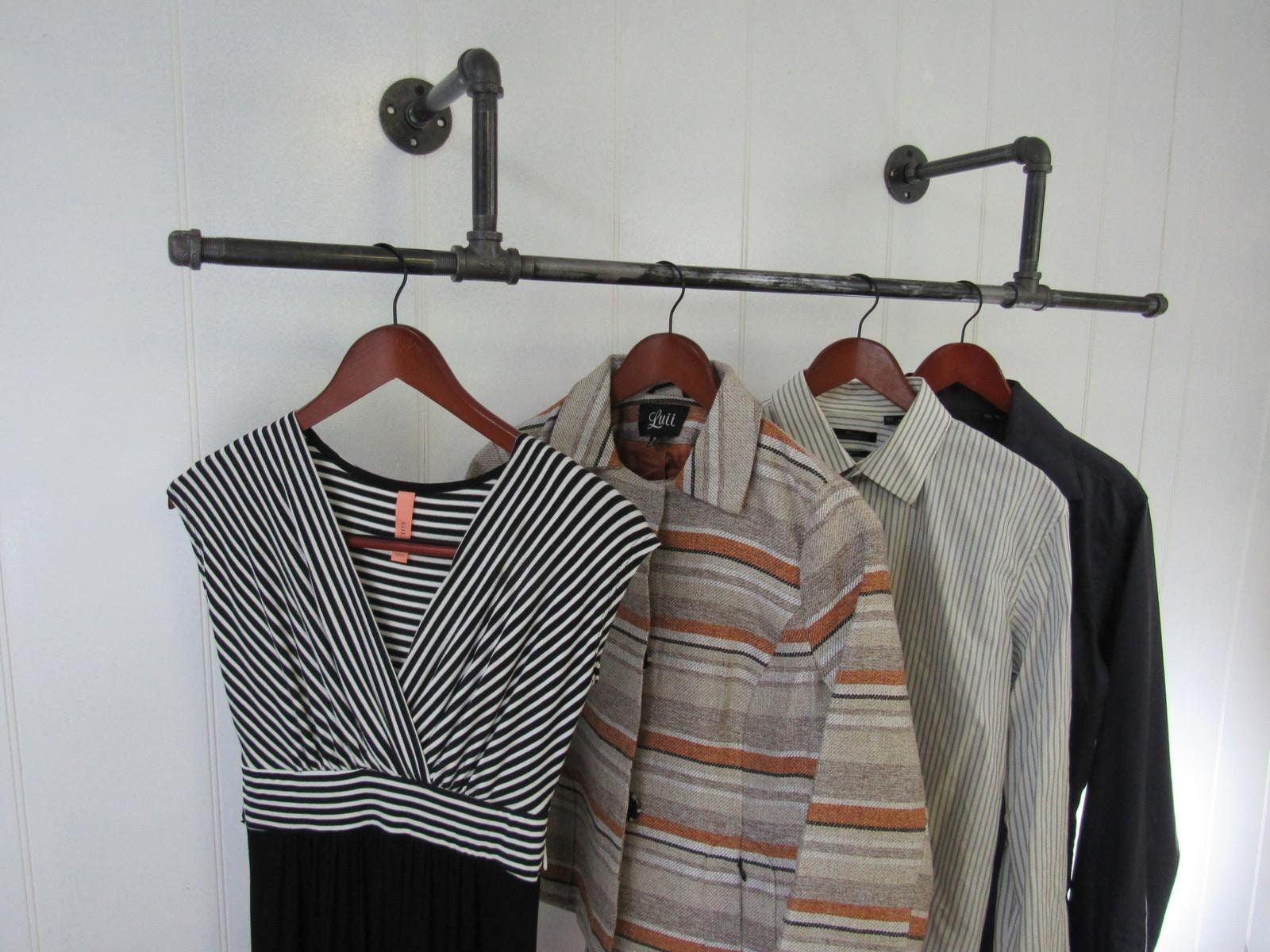 Laundry Room Decor Clothing Rod Etsy