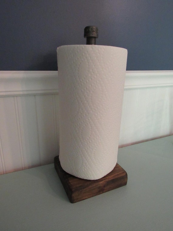 Standing Paper Towel Holder Wood Epoxy Resin,kitchen Storage,towel Rack, napkin Paper Towel Holder,kitchen Accessories,kitchen Roll Holder 