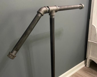 Single Post Handrail, 1 or 2 Step, 1&quot; Pipe Steel